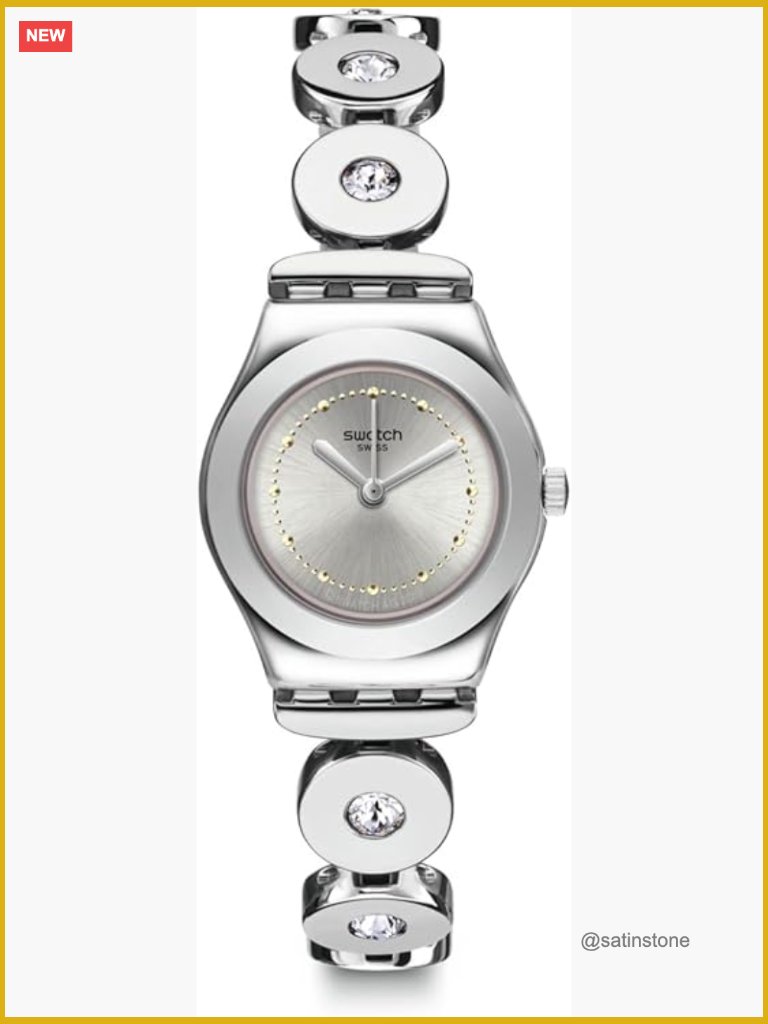 Womens Quartz Wrist Watch With Stainless Steel Bracelet 25 Mm
